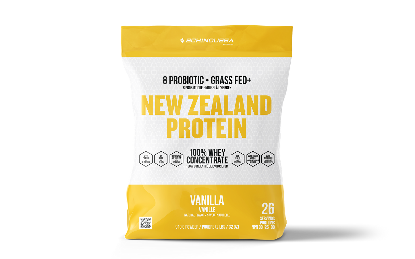 NEW ZEALAND PROBIOTIC & GRASS FED VANILLA WHEY CONCENTRATE