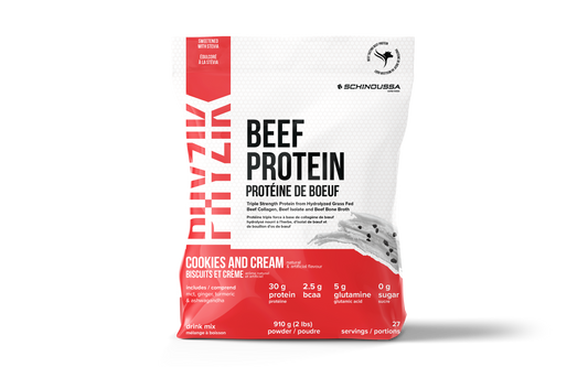 BEEF PROTIEN COOKIES & CREAM - Schinoussa Superfoods