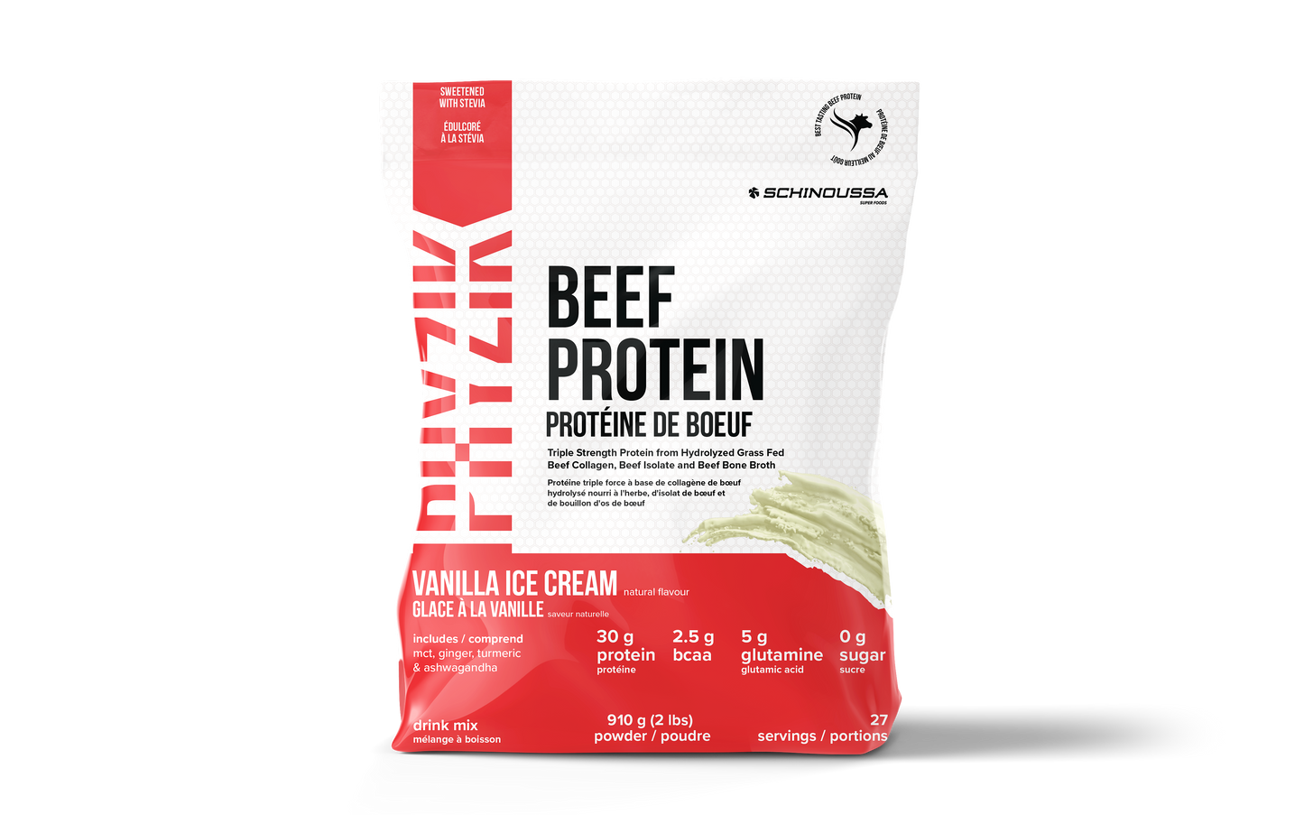 BEEF PROTIEN VANILLA - Schinoussa Superfoods