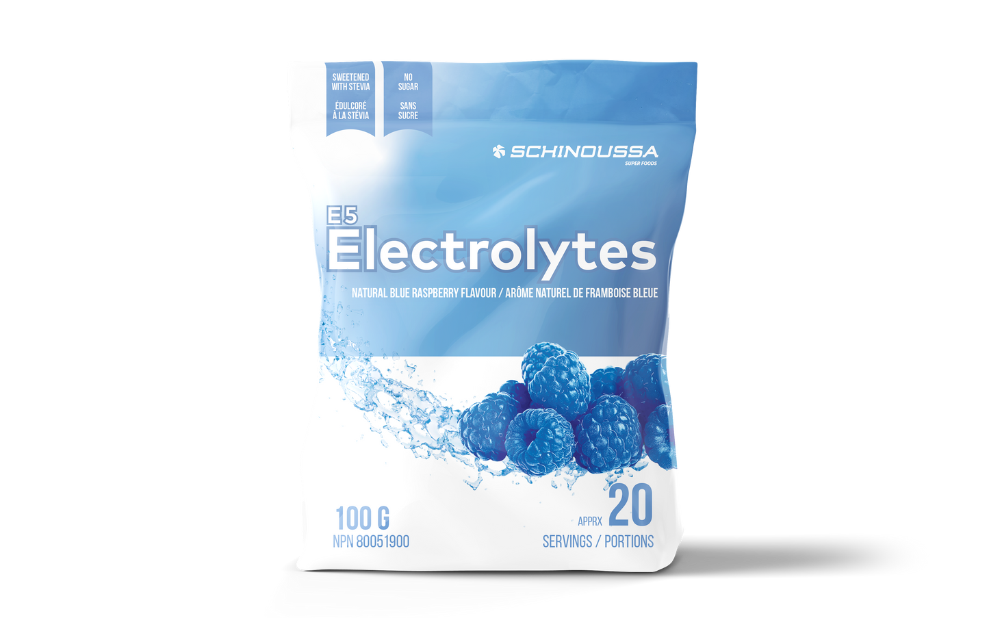 E5 ELECTROLYTE BLUE RASPBERRY - Schinoussa Superfoods