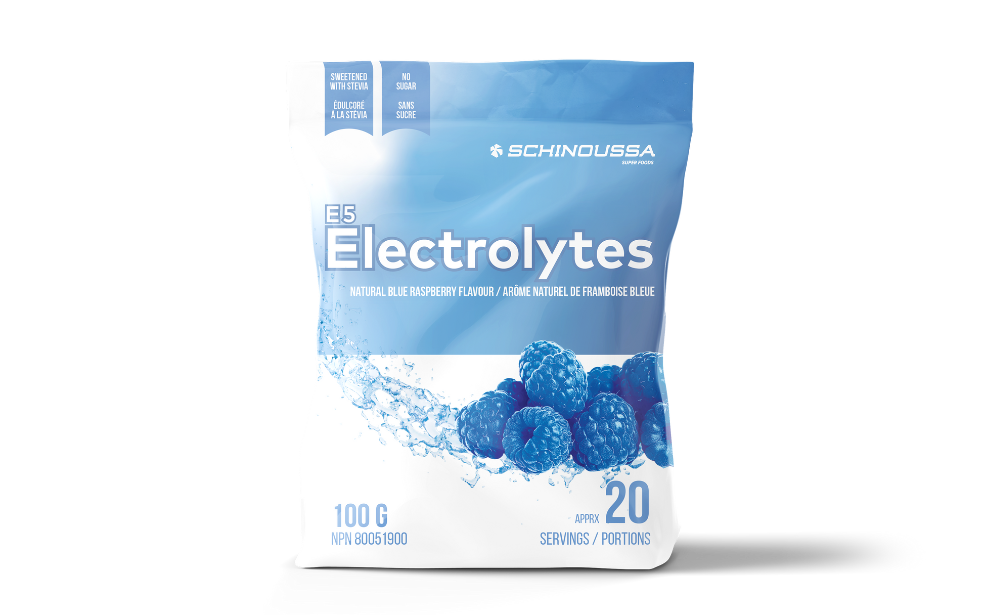 E5 ELECTROLYTE BLUE RASPBERRY - Schinoussa Superfoods